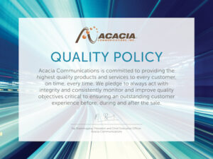 Acacia Quality Policy