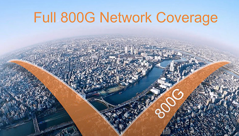 Full 800G Network Coverage