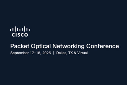 Cisco Packet Optical Networking Conference (PONC)