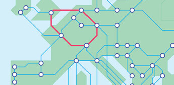 GÉANT ultra long haul route path