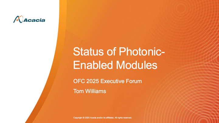 status of photonic enabled modules
