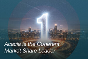 Acacia is the Coherent Market Share Leader